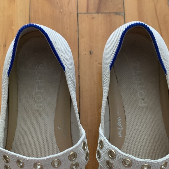 Rothy's ballerina Mary Janes in conch - Picture 5 of 9